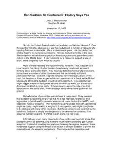 War / Conspiracy theories / Al-Qaeda in Iraq / Saddam Hussein / Iraq and weapons of mass destruction / Saddam Hussein and al-Qaeda link allegations / Iran–Iraq War / Invasion of Iraq / Gulf War / Iraq War / Iraq–United States relations / Presidency of George W. Bush