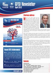 GFSI Newsletter April 2012 Chairman address  W