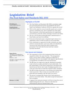 Food and drink / Food irradiation / Food safety / Money bill / Food industry / Lok Sabha / Rajya Sabha / Food / Street food / Parliament of India / Safety / Health