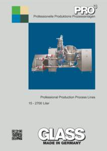 Professionelle Produktions Prozessanlagen  Professional Production Process LinesLiter  Integrierte Produktion