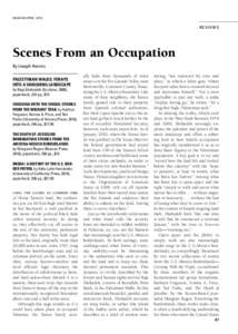MARCH/APRILreviews Scenes From an Occupation By Joseph Nevins