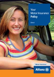 Your Motor Insurance Policy Direct  Motor Insurance