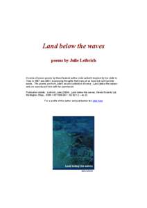 Land below the waves poems by Julie Leibrich