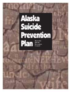 Alaska Suicide Prevention Plan Statewide Suicide