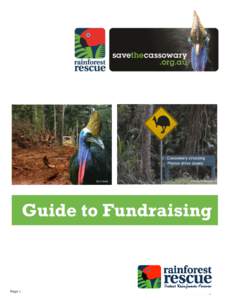 © Liz Gallie  © Rainforest Rescue Guide to Fundraising