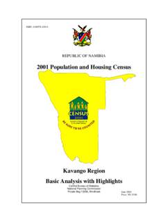 ISBN: [removed]REPUBLIC OF NAMIBIA 2001 Population and Housing Census