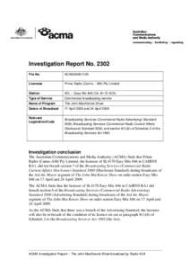 Microsoft Word - Investigation ReportFOR PUBLICATION.docx
