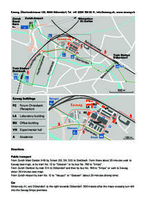 Laboratories / Aargau / Dübendorf / Eawag / S9 / Empa / S14 / Zürich Hauptbahnhof / S12 / Cantons of Switzerland / Canton of Zurich / Municipalities of the canton of Zurich