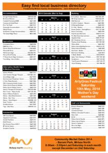 mirboo north country business directory 2014