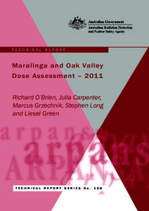 Maralinga and Oak Valley Dose Assessment[removed]