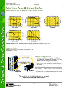 CatalogUSA  GEMINI Servo Motor Selection