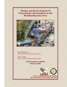 Human and Social Aspects of Cross-Border Development in the McAllen/Reynosa Area