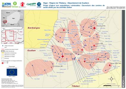 Niger - Région de Tillabery - Département de Ouallam Projet d’appui aux populations vulnérables: Couverture des centres de santé ciblés par les activités Oxfam Libye  Tondo Banda