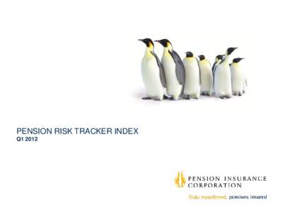 PENSION RISK TRACKER INDEX Q1 2012 Highlights ■ Pension funds could see deficits widen by a further £85 billion over the next few months ‣ More Quantitative Easing, a Greek default and war tensions may all affect f