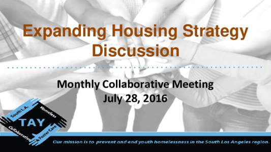 Deinstitutionalisation / Public housing / Supportive housing / Urban studies and planning / Homelessness