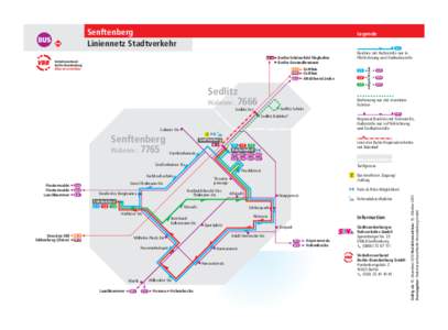 Senftenberg Liniennetz Stadtverkehr Legende C1