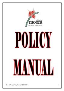 Shirc of Moora Policv Manual