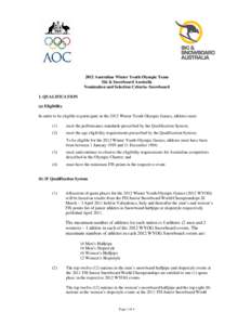 Microsoft Word - AOC Nomination  Selection Guidelines - Snowboard FINAL at January 2011.docx