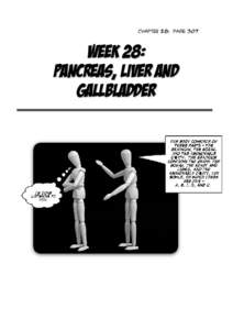 Chapter 28: Page 307  Week 28: Pancreas, liver and gallbladder