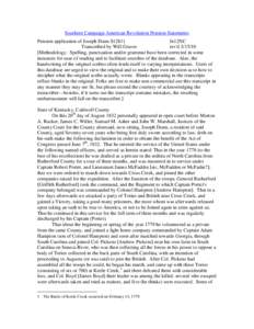 History of the Southern United States / Battle of Kings Mountain / Isaac Shelby / Southern United States / Battle of Kettle Creek / Andrew Pickens / Hampton / South Carolina in the American Revolution / United States / History of South Carolina