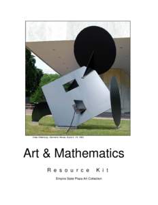 Claes Oldenburg, Geometric Mouse, Scale A, 1/6, [removed]Art & Mathematics R e s o u r c e  K i t