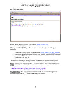 Microsoft Word - GettingStartedISIS2011.doc