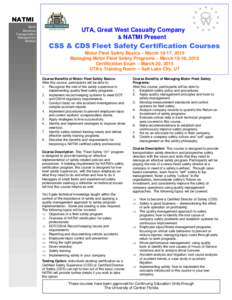 Safety / Safety engineering / Certified safety professional / Professional certification / Professional Truck Driver Institute / Education / Effective safety training / Standards / Occupational safety and health / Ethics