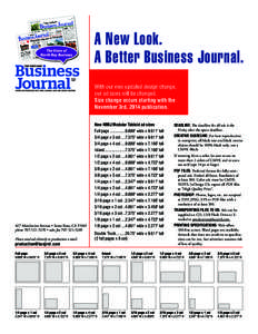 A New Look. A Better Business Journal. The Voice of North Bay Business