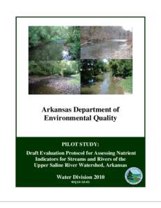 Environment / Concentrated Animal Feeding Operations / Saline River / Wetland / Bioindicator / Water quality / Ouachita Mountains / Total maximum daily load / Clean Water Act / Arkansas / Geography of the United States / Water pollution