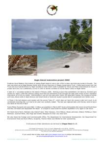 Indian Ocean / Black rat / Rat / Eagle Islands / Lohrmann / Coastal geography / Physical oceanography / Old World rats and mice / Chagos Archipelago / Nature reserves