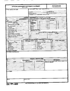 ---.------  SSE RBVIrP.sB 5mB FOR INSTRUCTIONS  OFFICERS ASSIGNMENT PREFERENCE STATEMENT