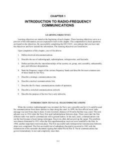 CHAPTER 1  INTRODUCTION TO RADIO-FREQUENCY