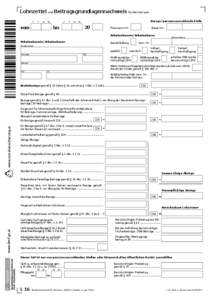 L 16 - Lohnzettel und Beitragsgrundlagennachweis des Jahres 200x (Formular)