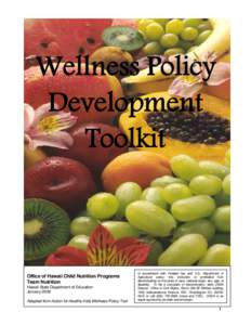Microsoft Word - LOCAL WELLNESS POLICY TOOLKIT AND TEMPLATE.doc