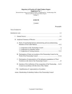 United Nations Trusteeship Council / United Nations trust territories / League of Nations mandates / Trust Territory of the Pacific Islands / Trusteeship / Palau / Territory of New Guinea / Chapter XIII of the United Nations Charter / United Nations Security Council Resolution 956 / United Nations / Political geography / Humanities