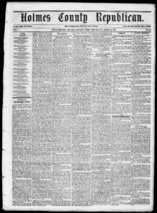 Holmes County Republican (Millersburg, Ohio : [removed]Millersburg, OH[removed]p ].