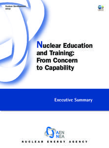 Nuclear Development 2012 Nuclear Education and Training: From Concern