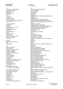 Fachwörterbuch Deponietechnik A degradation of bioreactive wastes decomposition of waste degradation of waste