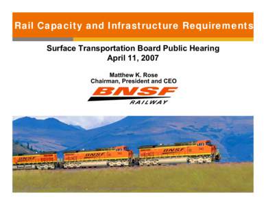 Berkshire Hathaway / Mojave Desert / Rail transportation in the United States / Transportation in the United States / BNSF Railway