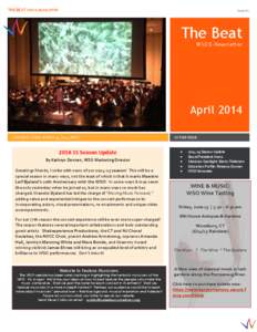 THE BEAT WSO E-NEWSLETTER  Issue #2 22