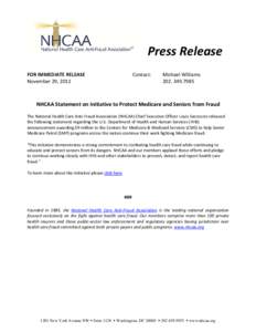 Microsoft Word - NHCAA Statement - Nov29