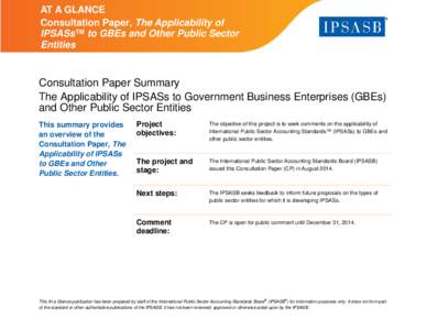 International Public Sector Accounting Standards / Financial statements / Government-owned corporation / International Financial Reporting Standards / Public finance / Accountancy / Finance / Business