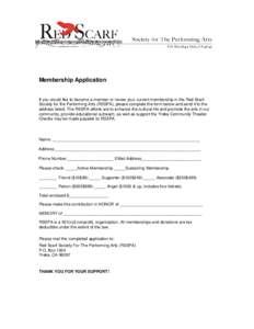 Microsoft Word - rss membership application.doc