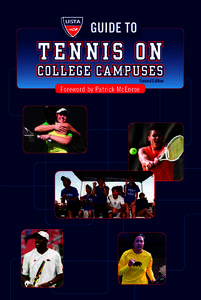 GUIDE TO  Second Edition Foreword by Patrick McEnroe