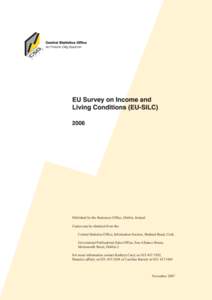 EU SILC Survey 2006 publicati...