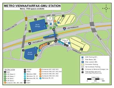 METRO VIENNA/FAIRFAX-GMU STATION Metro; 5169 spaces available Blv d Center