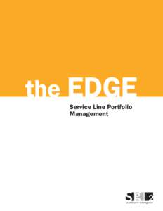 Sg2 Service Line Portfolio Management