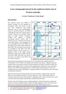 A new seismograph network in the SWSZ