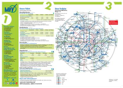 Unser Tarifplan  Unsere Tickets Innenraum/München Ringe 1-4