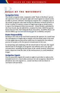 Aids to navigation / International Regulations for Preventing Collisions at Sea / Naval architecture / Traffic law / Sailing / BLAST / MV George Prince ferry disaster